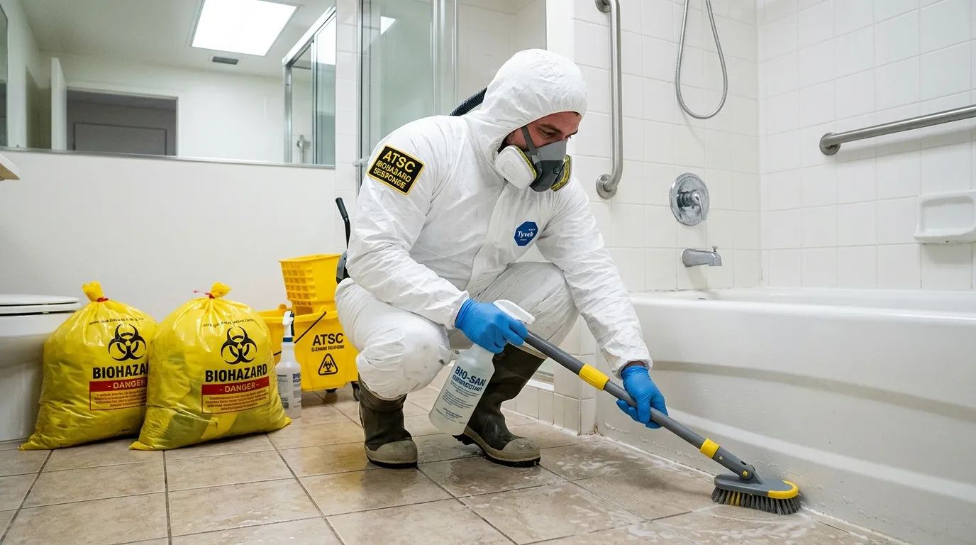 Decontamination equipment deployed for Blood Cleanup in Burkburnett